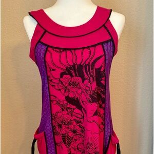 Sleeveless boho mini dress